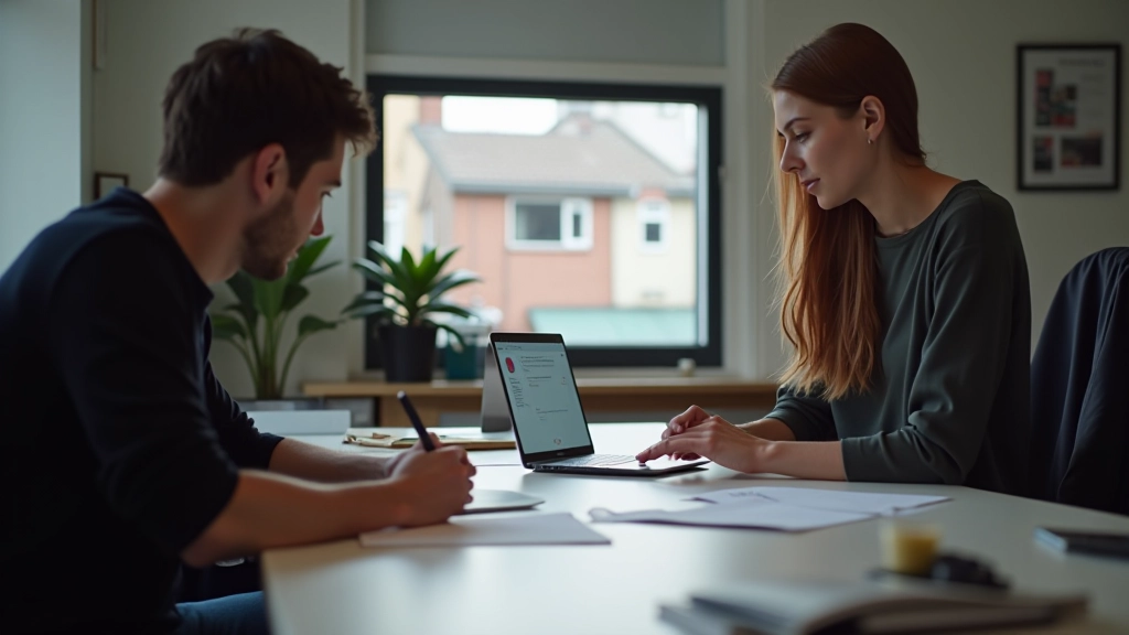 Team aan het samenwerken rond een design